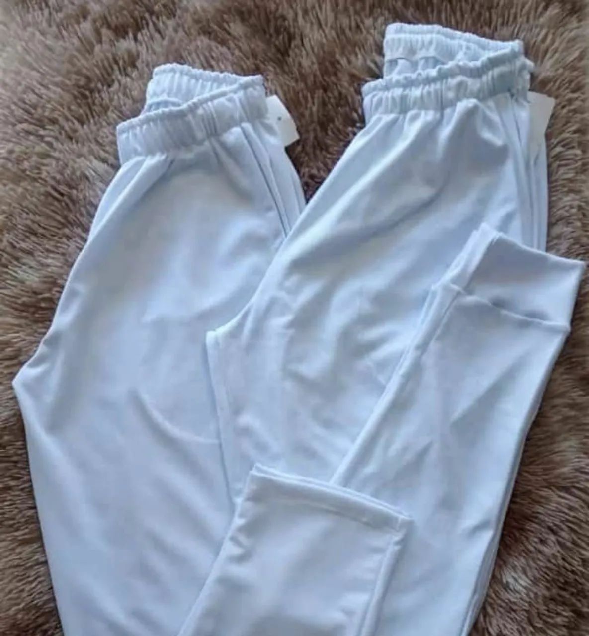 CALÇA BRANCA DE ABRIGO TÉRMICA - Foto 6