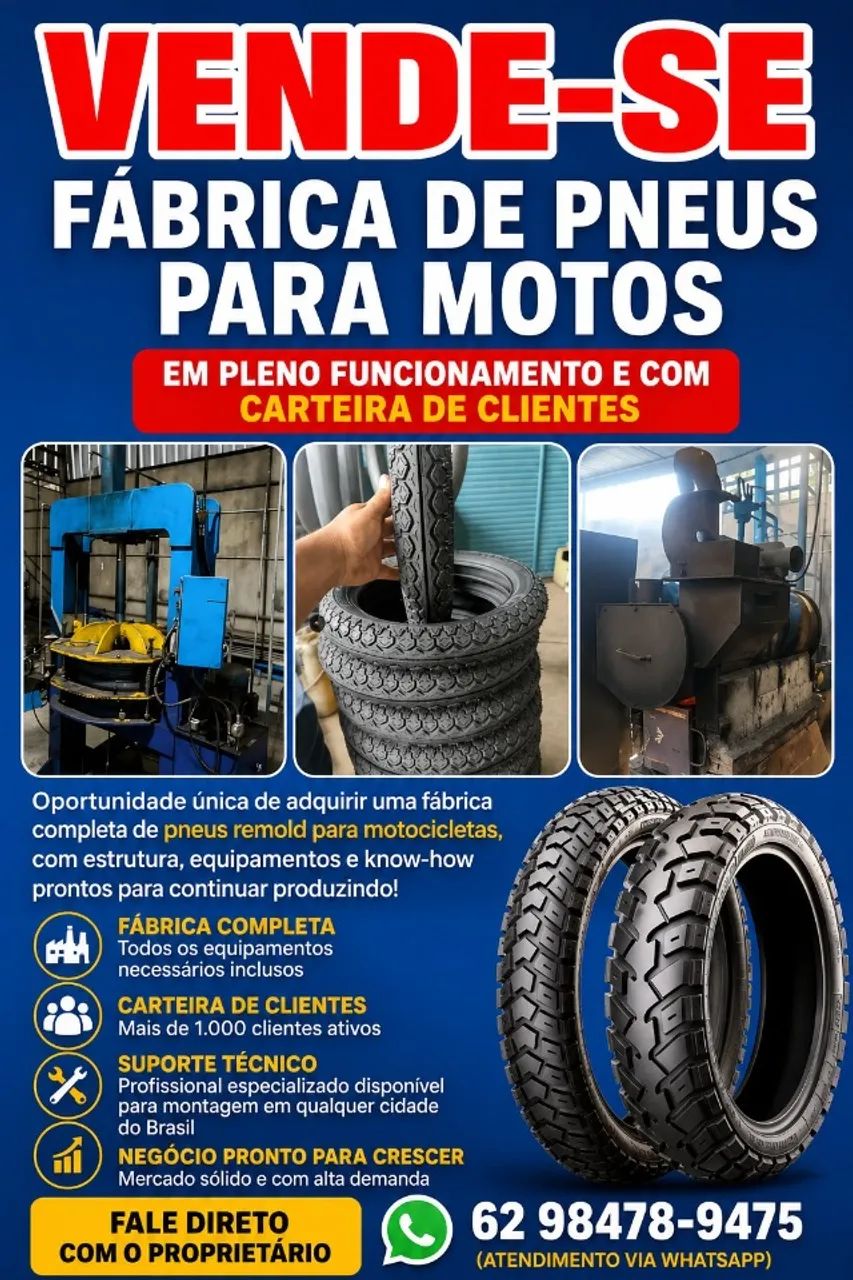 Indústria Completa de Pneus Remold para Motocicletas