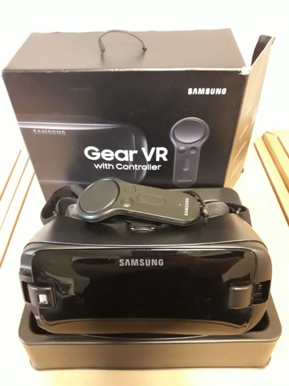 Óculos Realidade Virtual Samsung Gear VR com Controle Original + Caixa - Foto 3