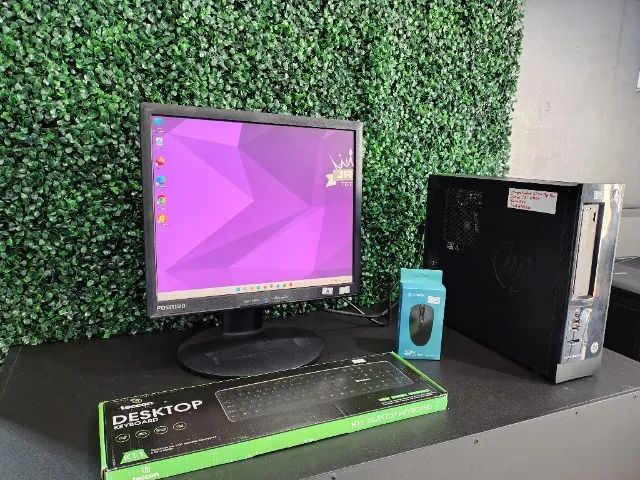 Setup Completo Hp Pro Slimline Com Monitor 17 Polegadas, Processador I5 E Ssd - Foto 4