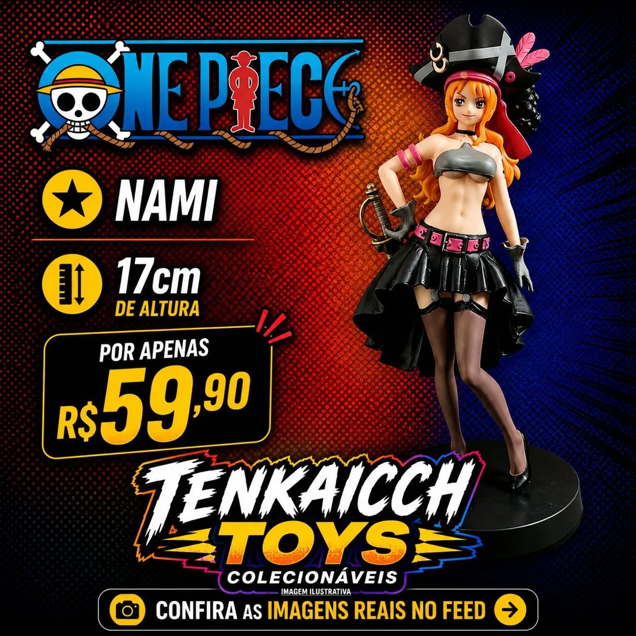 NAMI 5セット Nami - One Piece - Action Figure - Hobbies e coleções - Nova
