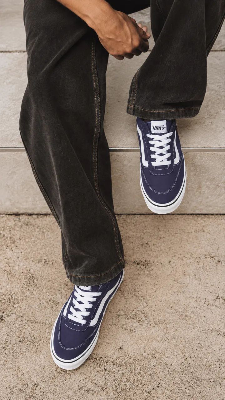 Vans azul tamanho 40  - Foto 3