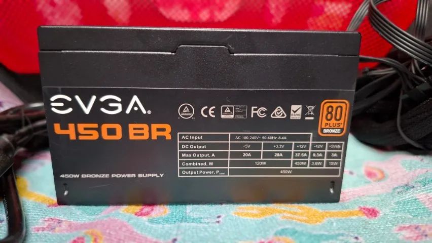 Fonte Gamer 450W - EVGA - Foto 5