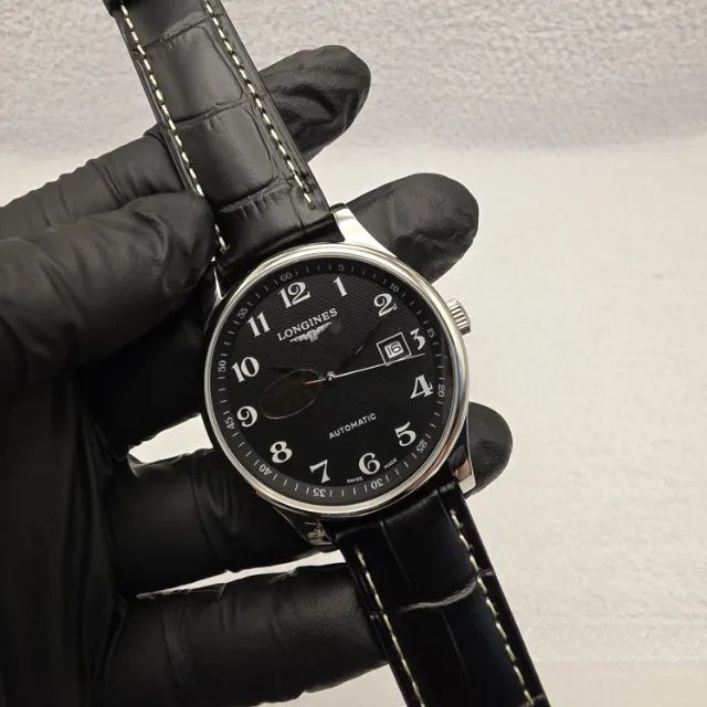 RELÓGIO MASCULINO LONGINES - AUTOMÁTICO COURO PRETO