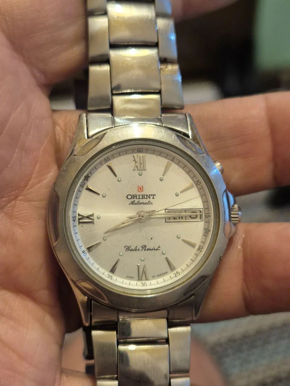 Relógio ORIENT AUTOMÁTICO 469SS006  BRANCO   -   ÓTIMO ESTADO - Foto 3