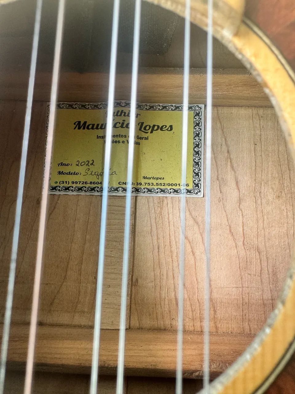 Viola caipira luthier Mauricio Lopes - Foto 4