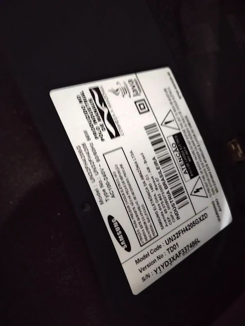 Tv Samsung 32 polegadas Led com controle ( não e smart e não vai tv box ) - Foto 3