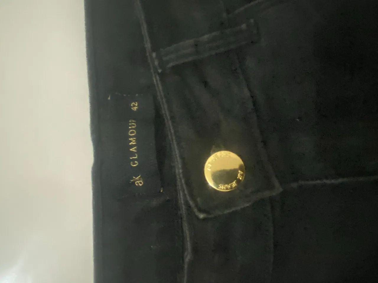 Calça jeans preta  - Foto 4