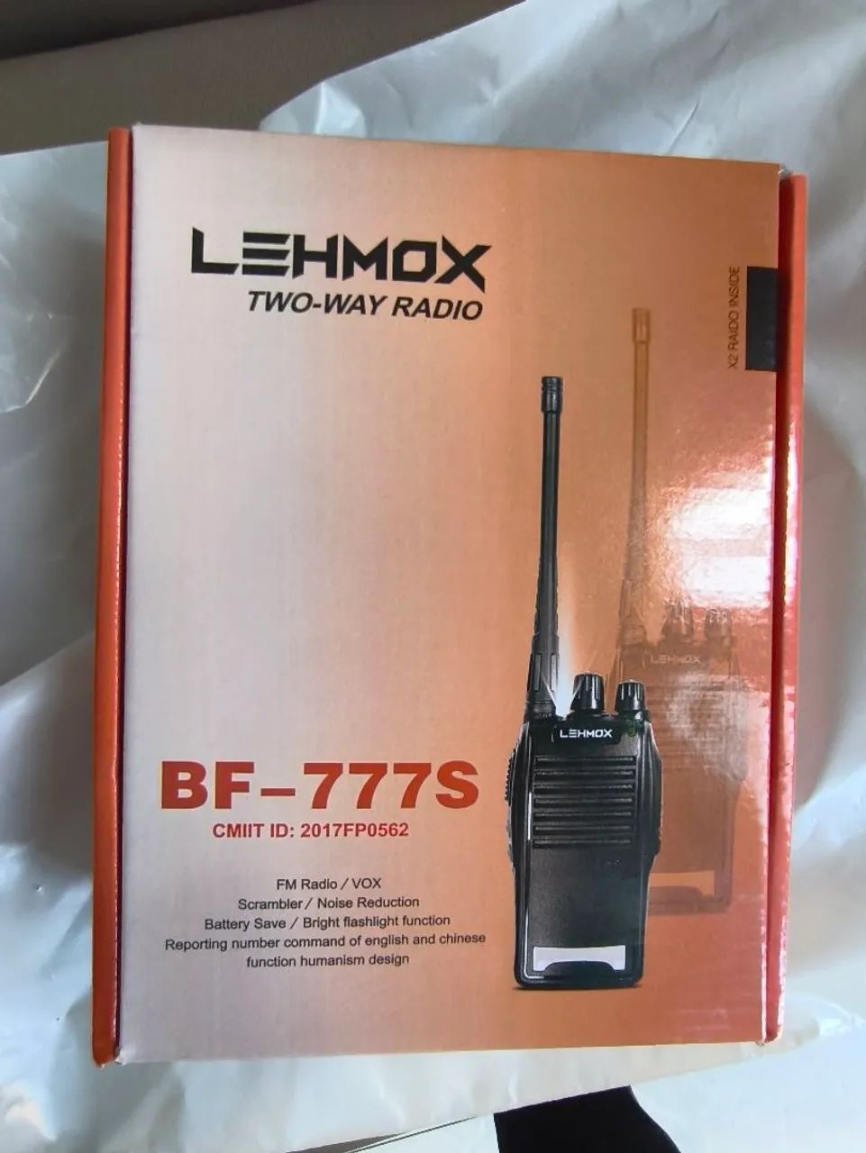 Par de rádio comunicador 