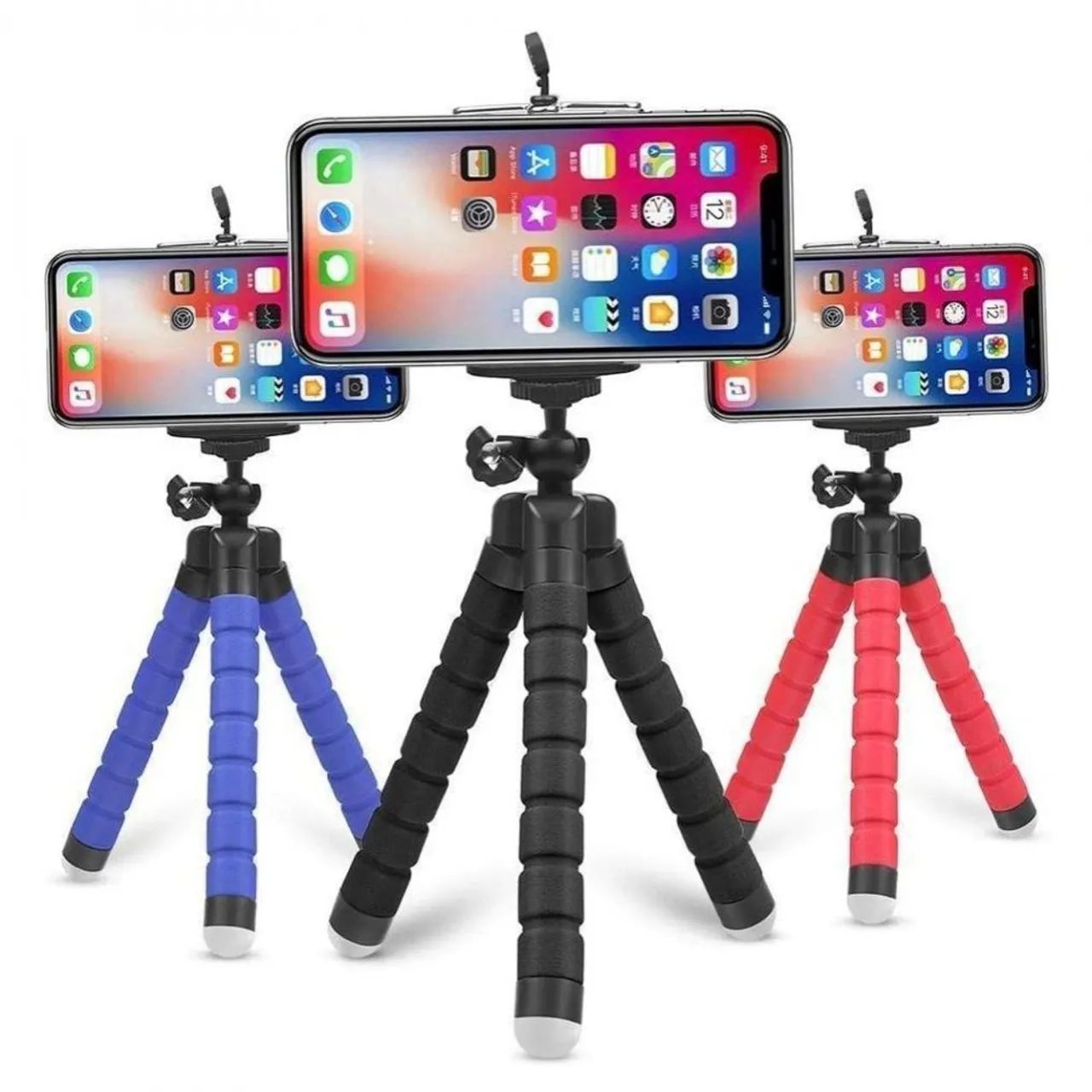 Mini Tripé de Mesa Flexível 360° com Suporte para SmartPhone - Foto 2