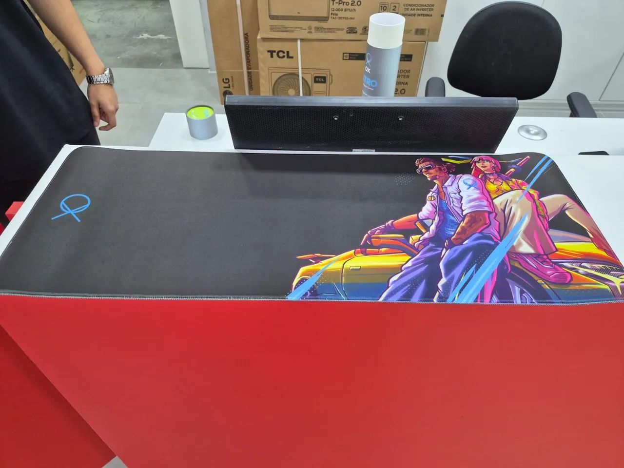 Mousepad Gamer OX Nitro com Base Antiderrapante - Foto 3