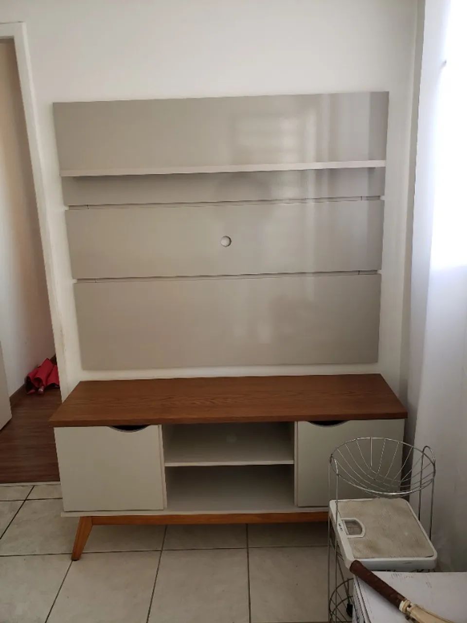 Rack Prisma 1.4, com 02 portas e duas prateleiras- para TV até 46 polegadas - Foto 3