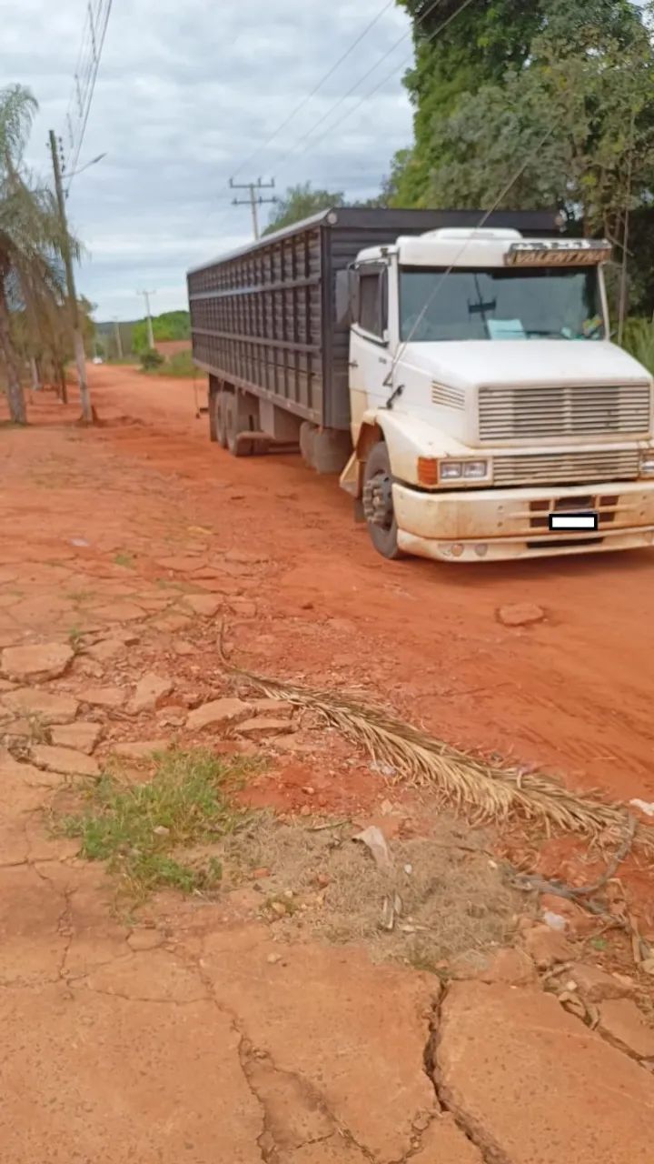 Caminhão boiadeiro Mercedes Benz 1218 - bicudinha dos sonhos Motor do Atego 30 eletrônico