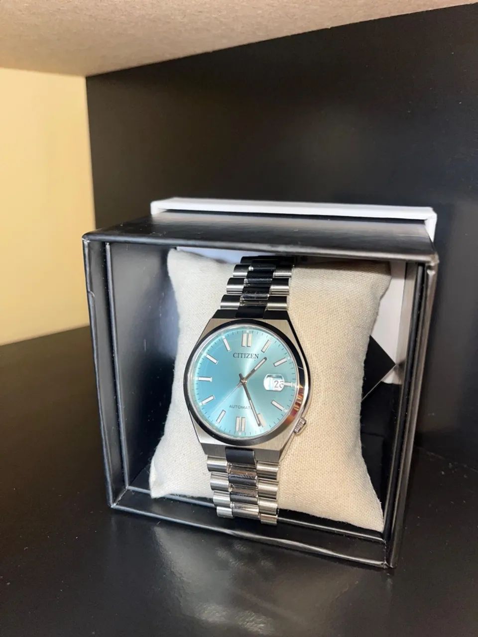 Relógio Citizen Tsuyosa Azul Tiffany 40mm Novo e Lacrado Relógio Citizen Tsuyosa Azul Tiffany 40mm Novo e Lacrado