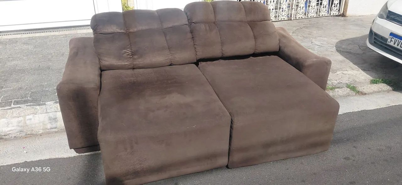 Sofá cama em bom estado sou da zn lauzane paulista sp capital  - Foto 3