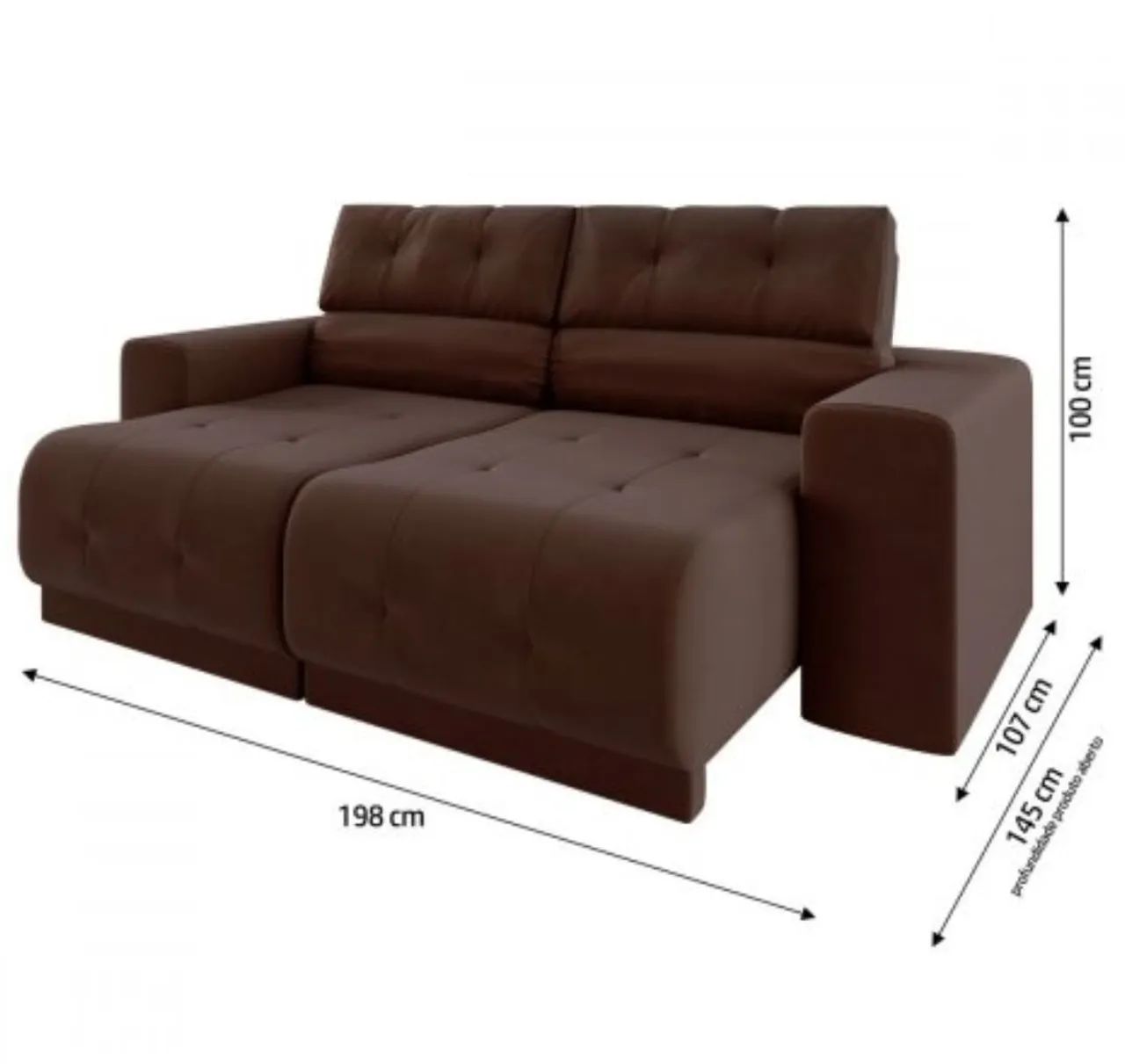 Sofá Retrátil Barato Distribuidor  - Foto 3