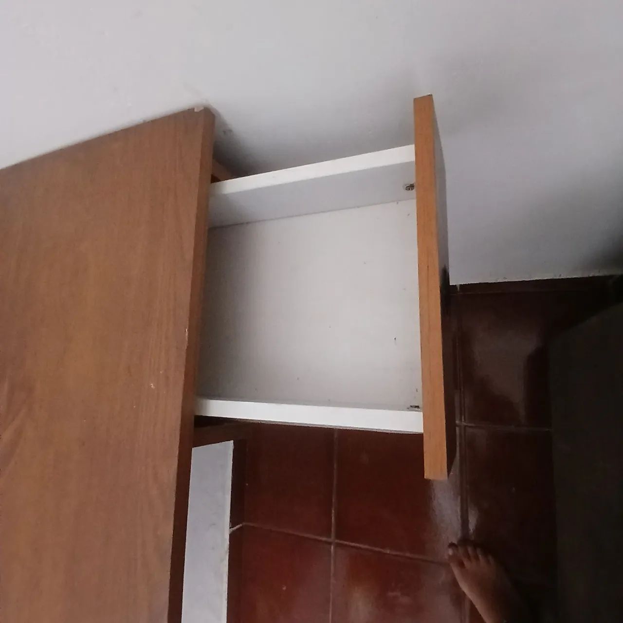 Escrivaninha suspensa com 1 gaveta - Foto 4