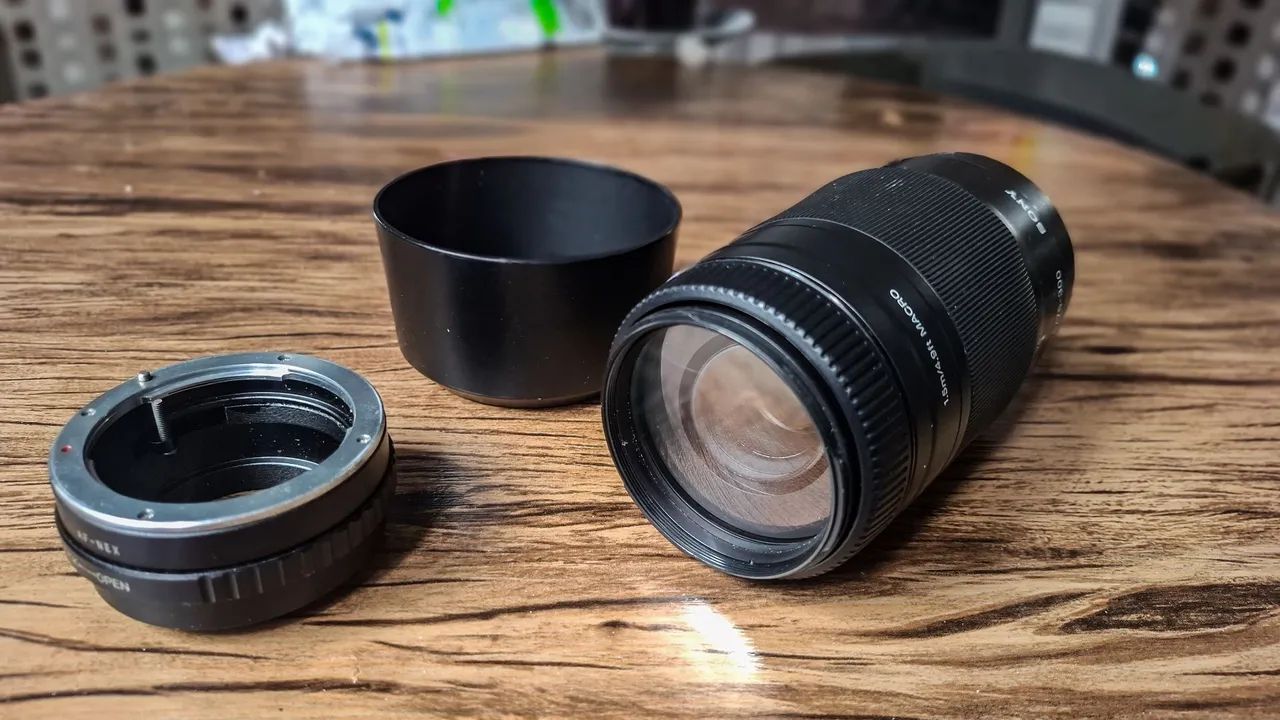 Lente 75 300 4.5 5.6 sony + adaptador  - Foto 4