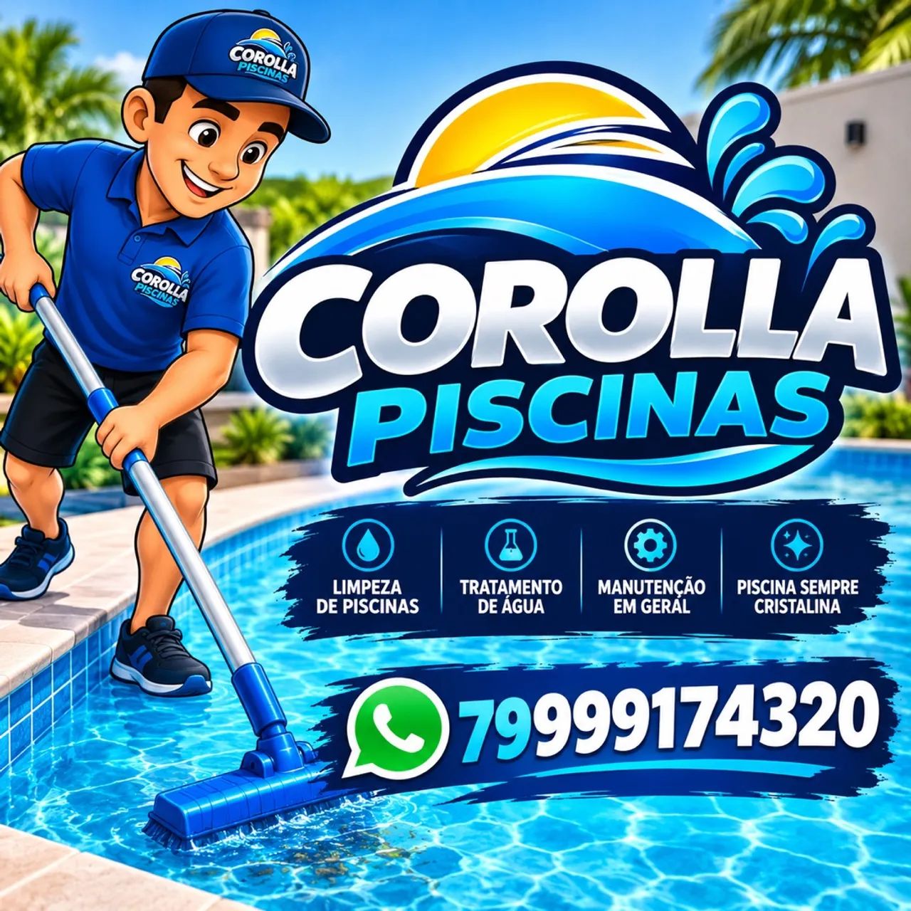 Tratamento em piscinas 
