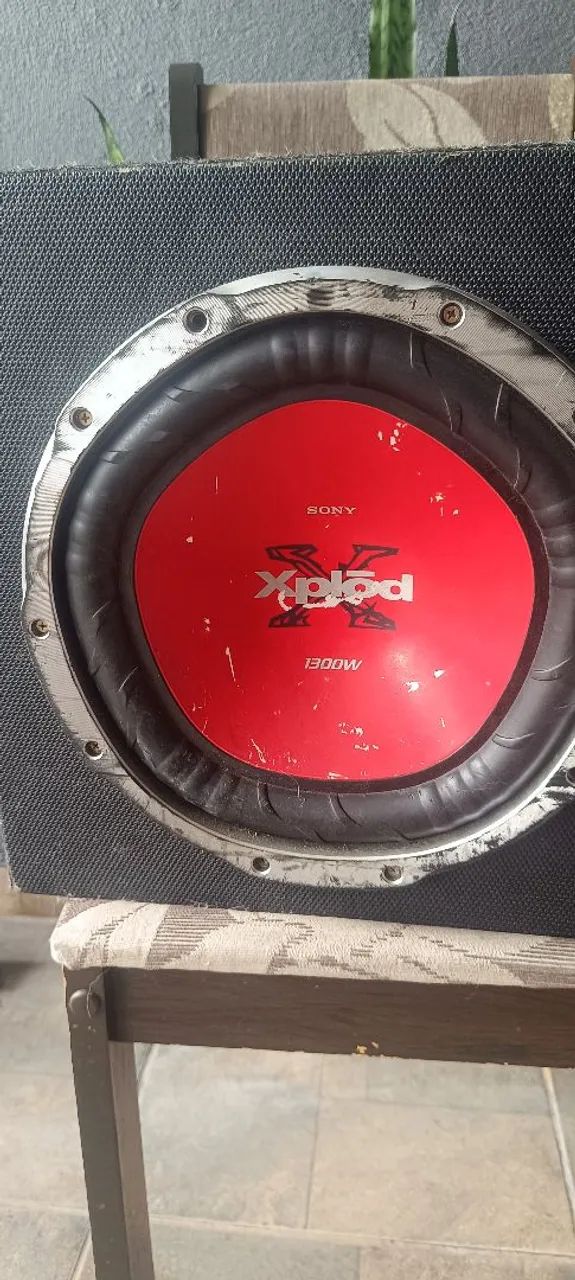 Sony Xplod vermelho