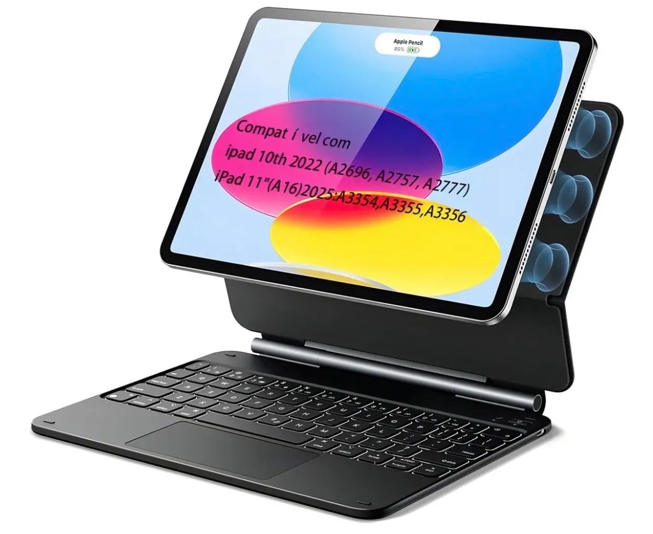 Capa + Teclado IPad 10 e 11 (10.9 polegadas)  - Foto 4