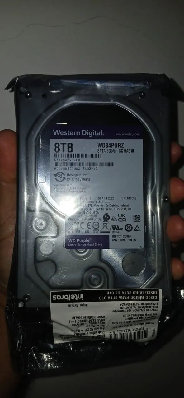 HD 8TB Western Digital 