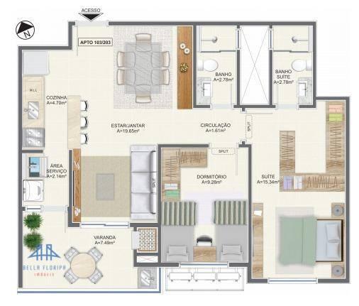 Cobertura residencial à venda, campeche, florianópolis. - Foto 15