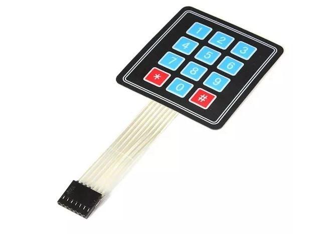 COD-AM108 Teclado Matricial 3x4 De Membrana Arduino Automação Robotica