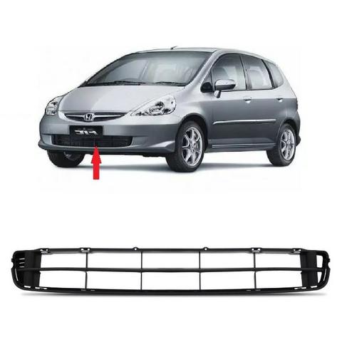 Grade Central Inferior Honda Fit 2007 2008 Preta
