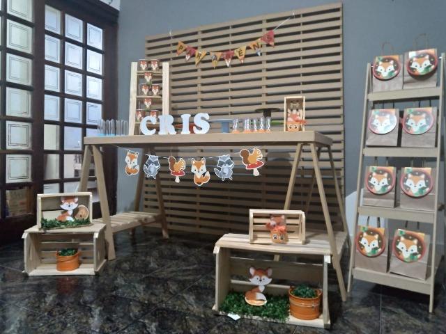 Kit Decoração Raposa - Aluguel