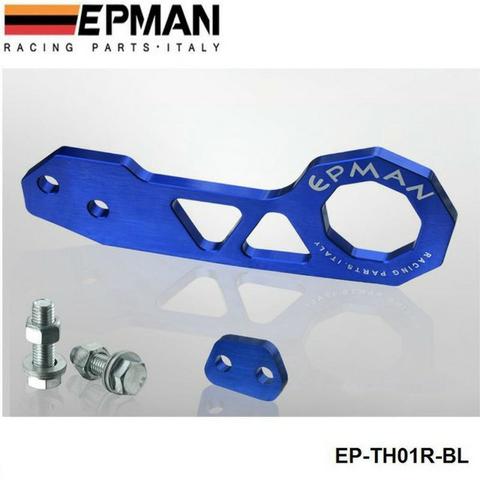 Reboque Engate Esportivo Jdm (tow Hook) Traseiro Azul Epman
