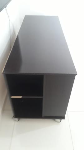 Rack móveis casa verde com rodinhas - Foto 2