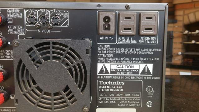 Conjunto receiver Technics Sa-Ax6 e Technics Sl-Mc7 - Foto 4