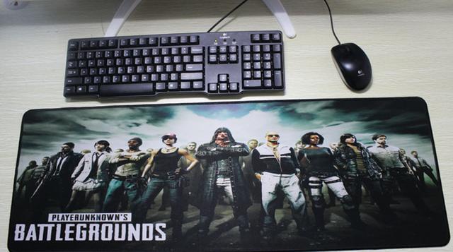 Mouse Pad Tapete Gamers campo de batalha anti-derrapante notebook tamanho 70x30 - Foto 2