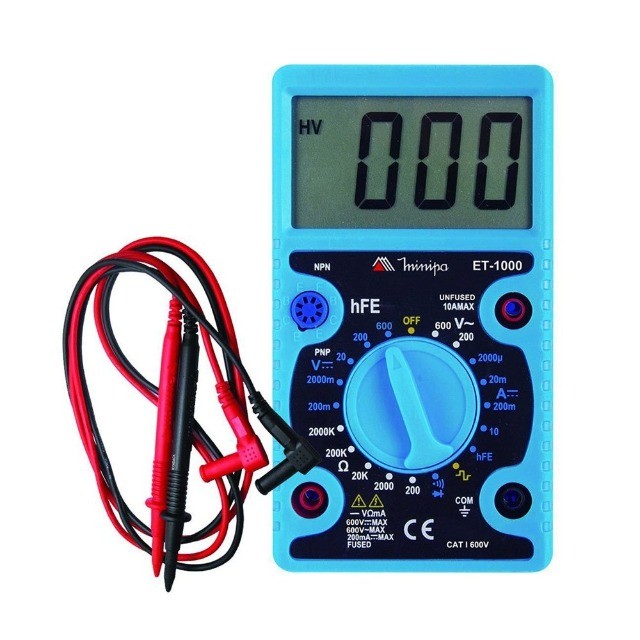 Multímetro Digital Et-1000 Minipa