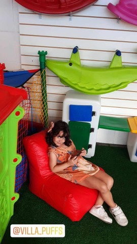 Puff Poltroninha decorativa - para sala e escritório - A pronta entrega! - Foto 3