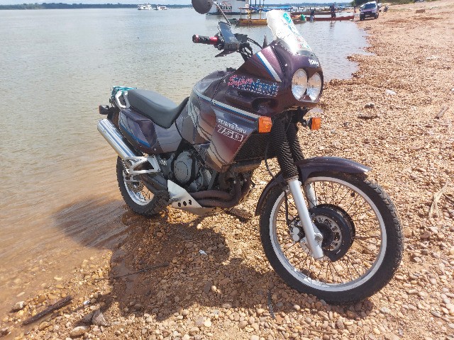 moto yamaha xtz-750 super tenere, ano 1995, cor grená - Foto 6