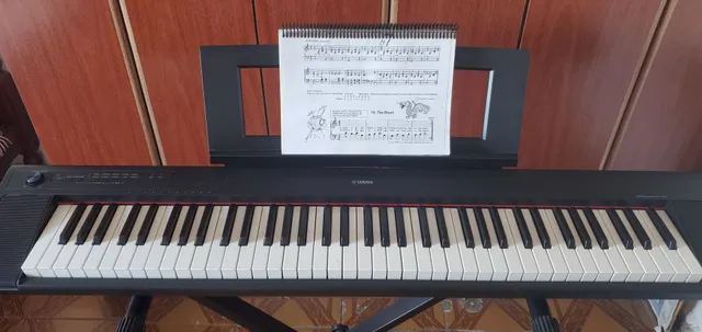 24 teclas de música piano teclado jogar esteira com 4 modos de