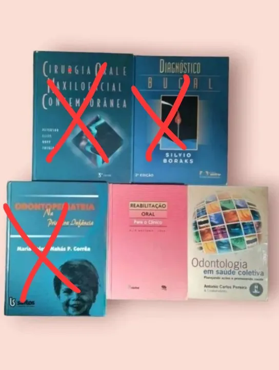 Livros de Odontologia - desapego