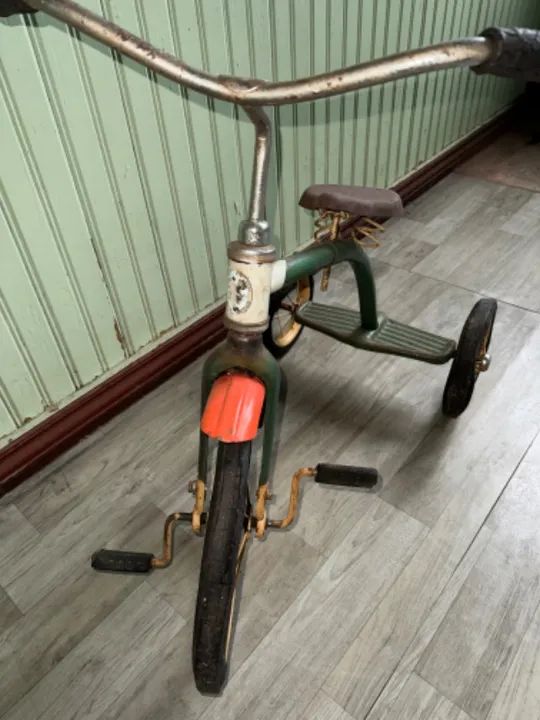 Triciclo antigo vintage retro 1960 - para restaurar - Foto 3