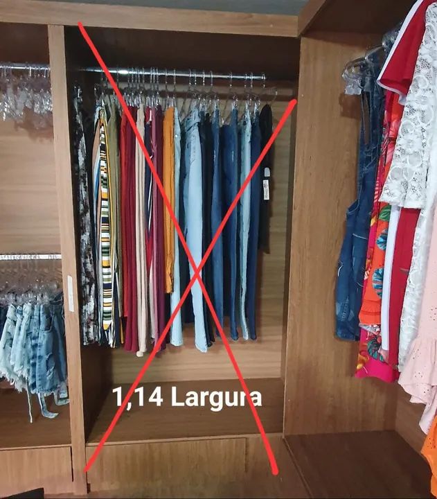 Armário para Loja ou Closet Madeira - Foto 4