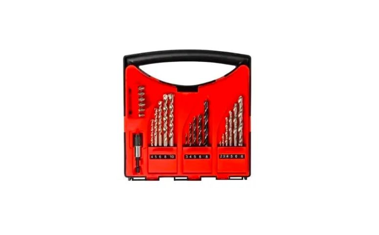 Jogo de brocas helicoidais combinadas com 23 peças marca Schulz