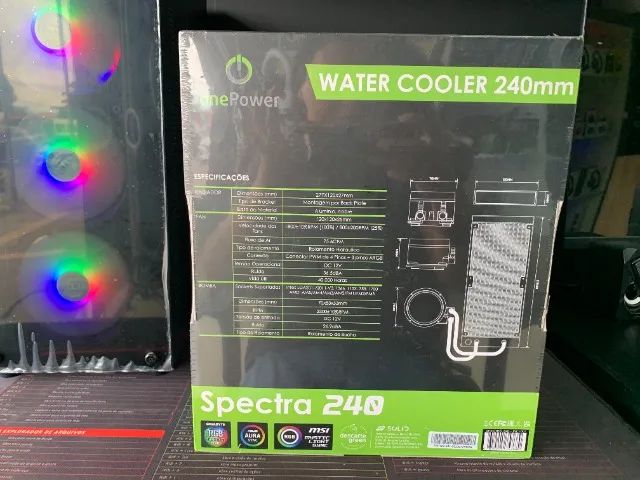  Water Cooler 240mm - Resfrie Seu PC com Eficiência Máxima! - Loja Wiki - Foto 6