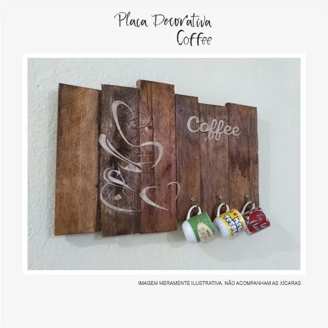 Placa Decorativa - Coffee