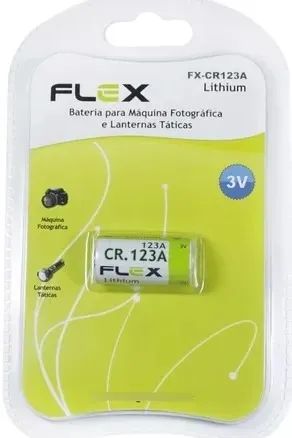 Bateria Pilha De Lithium Cr 123a 3v - Foto 4
