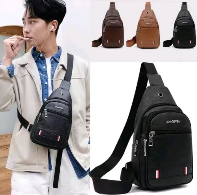 Bolsa mochila de costa e peito tirar cola 