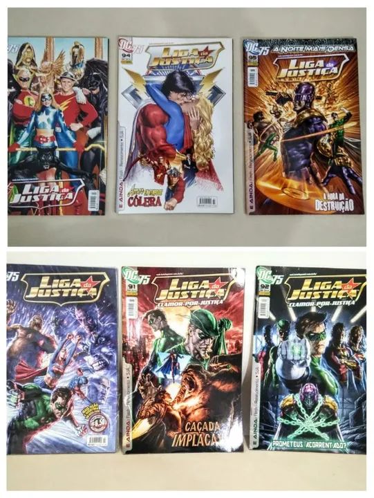 12 revistas HQs-Super Heróis Liga da Justiça - Dc' Comics, - Editora Panini,  - Foto 5