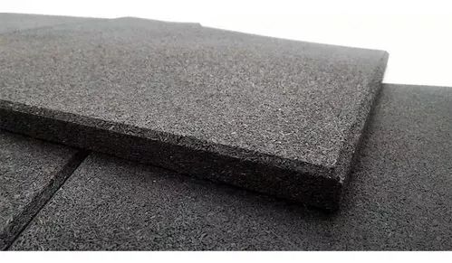 Kit 4 Pisos de Borracha 50x50x15mm - Foto 3