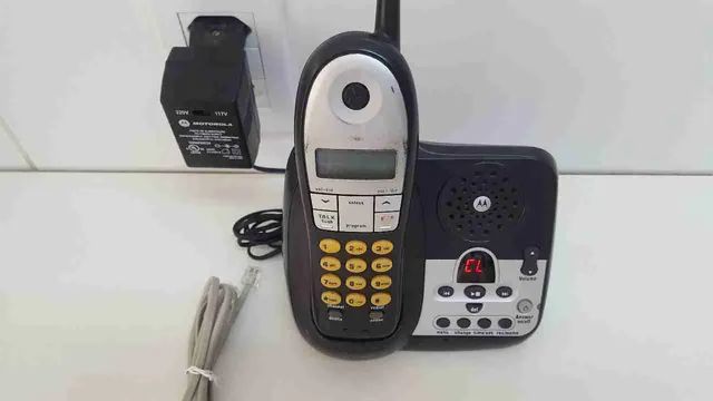 Motorola - telefone sem fio c/ secretária. - Foto 2