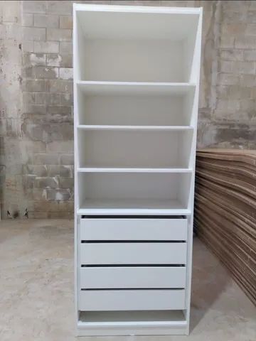 PRATELEIRA C/ 4 GAVETAS 100% MDF 